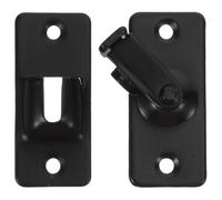 Sliding Door Latch Keeper 2 Set Stainless Steel 90 Degree