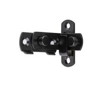 Sliding Door Latch Locks, 90 180 degree Stainless Steel Right Angle Slide Door Lock Cabinet Closet Window Multicolor(180dum304silver)