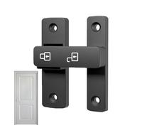 Sliding Door Latch - Stable Folding Door Lock, Heavy Duty Construction, 180 Degree Rotation, Material | Latch Lock for Gate, Barn, Garage, King