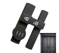 Sliding Door Lock, 3-Digit Combination Keyless Mechanical Deadbolt Lock, Entrance Door Lock, for Cupboard, Filing Cabinet, Garden Gate, Kitchen, Bedroom