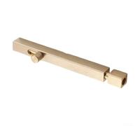 Sliding Door Lock in Aluminum for Bathroom Settings with Proven Durability and Predictable Locking Behavior (6 Zoll Gold)