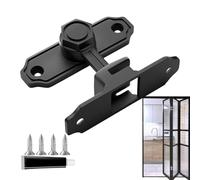 Sliding Door Lock Latch | Sliding Door Lock for Screen Door,Barn Latches Hardware, Gate Latch, Garage Slide Latch, Safety Bolts for Bathroom, Cabinet