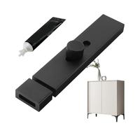Sliding Door Lock - Multipurpose Interior Door Latch Slide Lock - Sturdy Latch Slide for Home Hotel