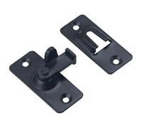 Sliding Door Lock - Rectangular Sliding Safety 90 Degree Door Lock Stainless Steel Barn Lock | Perfect for Dog Doors, Kitchen Cabinets, Bathroom Doors, Bedrooms, Hotels and