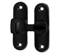 Sliding Door Lock - Swivel Sliding Door Locks, Stainless Steel Latch Buckle Doors, Secure Sanding Latch, 4 Screw Door Lock for Cupboard, Bathroom, Bedroom