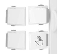 Sliding Door Lock - Window Security Lock - Secure Adhesive Lock Easy Installation Security Home Apartment Pets Hotel