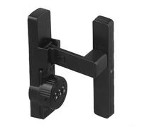 Sliding Door Lock with 3 Digit Combination Code, 90 Degree Zinc Alloy Lock Designed for Secure and Flexible Access Control on Various Door Types (Black)