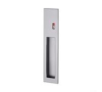 Sliding Door Lock with Embedded Concealed Handle and Push Pull Hook, Compatible with Doors 28 40mm Thick, Zinc Alloy for Secure Installation (Nickel Wire)