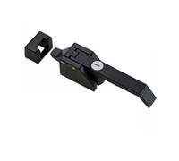 Sliding Door Lock, Zinc Alloy Compression Lock，DK615 Stainless Steel Oven Refrigerator Door Cabinets Freezer Lever Lock 1Pcs(Zinc Alloy With Key)