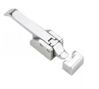 Sliding Door Lock, Zinc Alloy Compression Lock，DK615 Stainless Steel Oven Refrigerator Door Cabinets Freezer Lever Lock 1Pcs(Zincalloy Withoutkey 01)