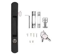 Sliding Door Lock, Zinc Alloy Sliding Door Buckle Lock with Double - Sided Operation, Copper - Plated Hardware for 27-29mm Balcony Sliding Doors and Windows