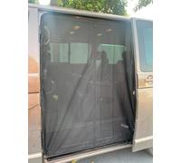 Sliding Door Magnetic Fly Screen Large Size 145 * 150cm Van Bug Screen Black Mesh Mosquito Net Sun Protector for T5 T6 T5.1 Caravan Motorhome Camper Side Door