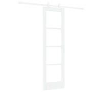 Sliding Door ORKDAL Solid Pine Wood and Glass Modern Interior Partition vidaXL