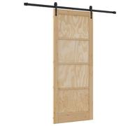 Sliding Door ORKDAL Solid Pine Wood Modern Indoor Partition Home System vidaXL