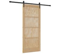 Sliding Door ORKDAL Solid Pine Wood Modern Indoor Partition Home System vidaXL