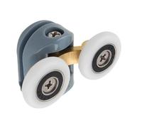 Sliding Door Pulley Wheels Runner Shower Door Wheels Upper Bottom Rollers Shower Room Cabins Pulley(Black)