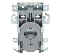 Sliding Door Pulley with Adjustable 0-32mm Mechanism, Steel Lower Track Cam Roller for Heavy Duty Partitions, Sealed Ball Bearing, Silver