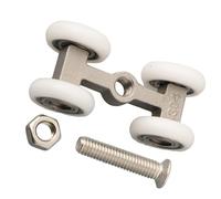 Sliding Door Roller Hanging Wheels, Made Of Stainless Steel, Replacement Parts, High Accuracy, Stable Performance, For Home Window Pulley Hardware(1pcs)