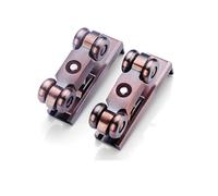 Sliding Door Roller Kit, Heavy Duty Sliding Hardware, Includes Rail and Puller for Various Sliding Doors