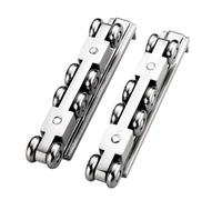 Sliding Door Roller Kit, Heavy Duty Sliding Hardware, Includes Rail and Puller for Various Sliding Doors