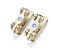 Sliding Door Roller Kit, Heavy Duty Sliding Hardware, Includes Rail and Puller for Various Sliding Doors