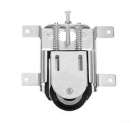 Sliding Door Roller Pulley Kit for Wardrobe, Closet & Cabinet Doors - Adjustable Nylon Wheels with Iron Alloy Frame, Quiet Smooth Operation, 2-Pair