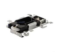 Sliding Door Roller Pulley Side Mounted Old Wooden Door Roller for Wardrobe Use Combining Nylon, Plastic, and Iron Shell (Next round)