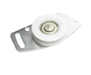 Sliding Door Roller - Top & Bottom Rollers for Wardrobe, Cabinet & Closet Doors, 50kg Load Capacity, Ball Bearing Smooth & Silent Operation, Fits 16mm Panels, Galvanized Finish (Bottom Roller)