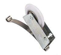 Sliding Door Roller Wheels Set with Upper and Lower Pulley for Wardrobe, Glass, Bathroom Doors, 80KG Load Capacity, 5.6 x 3.5cm, Iron Hardware Fittings