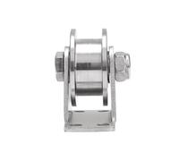 Sliding Door Rollers U-V Type Sliding Door Roller | Pulley Belt Bearing Shower Furniture Hardware Accessories 304 Stainless Steel(V-shape--S)