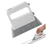 Sliding Door Track Cleaner | Groove Corner Crevice Cleaning Brushes | Anti Slip Sturdy Duster with Removable Head Wipes for Bathroom Sink Tile Kitchen Vent Glass Household