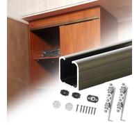 Sliding Door Track Kit for 0.7-4m Barn Door Top-Mount Aluminum Hardware for Closet & ket Doors Guide System for Smooth Easy Installat