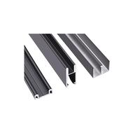 Sliding Door Track Set, Quiet Heavy-Duty Rollers Sliding Door Hardware Kit for 8mm Glass Cabinets Bookshelves - Smooth Gliding Track Wardrobes Closet Display Doors