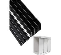 Sliding Door Track System for Smooth Operation on Wardrobes and Cabinets, Easy Installation with No Groove Design