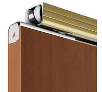 Sliding Door Track System100350cm Adjustable Rail for Wall/Ceiling Mount Hardware Kit with 6 Wheels Ideal for Barn Doors Smooth Operation Durable and Easy Installation