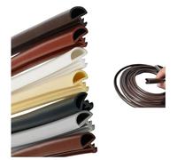 Sliding Door Weather Stripping Neat Pile Seal Strip for Draft Stoppers 10mm Dark Brown 100m - Energy Efficient Insulation for Home & Office