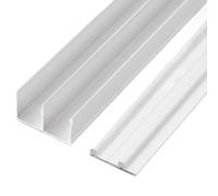 Sliding Door Wheel Kit - Hidden Rail and Rollers for Sliding Doors Double Track System for Closet Wardrobe Bi-Fold Doors Smooth Operation Easy Installation
