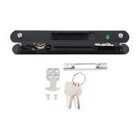Sliding Door Window Hook Lock Modern Durable Stainless Steel Double Sided Lock Catch for Mobile Glass Doors and Windows 20 x 2.8cm 230g