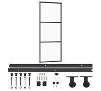 Sliding Door with Hardware Set Gate Door System Multi Sizes Multi Model vidaXL