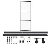 Sliding Door with Hardware Set Gate Door System Multi Sizes Multi Model vidaXL