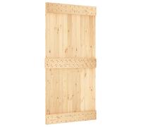 Sliding Door with Hardware Set Interior Door Barn Door Solid Wood Pine vidaXL