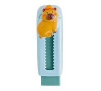 Sliding Eraser - Cute Pencil Eraser, Capybara Stationery | Retractable Art Tool, Creative Writing Accessory, Soft Cartoon Correction Supply, Portable Drawing Erasers for Children, Students, Painting
