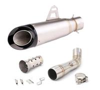 Sliding exhaust pipe Motorcycle Accessories Exhaust Muffler Mid Link Pipe With Exhaust For Benelli For Leoncino 250 502c TRK502C muffler(Style 3)