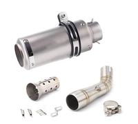Sliding exhaust pipe Motorcycle Accessories Exhaust Muffler Mid Link Pipe With Exhaust For Benelli For Leoncino 250 502c TRK502C muffler(Style 4)