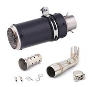 Sliding exhaust pipe Motorcycle Accessories Exhaust Muffler Mid Link Pipe With Exhaust For Benelli For Leoncino 250 502c TRK502C muffler(Style 7)