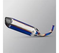 Sliding exhaust pipe Motorcycle Exhaust Modification Front Middle Connecting Rod Pipe Muffler Suitable For Y&amaha NMAX 155 NMAX155 2021-2024 muffler(Style 2)