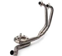 Sliding exhaust pipe Motorcycle Exhaust Muffler Connecting Rod Mid-Pipe Steel Exhaust Full System For Y&amaha MT03 MT-03 R25 R3 2014-2021 muffler(Style 5)