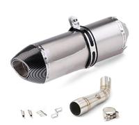 Sliding exhaust pipe Motorcycle Exhaust Muffler Head Middle Connecting Pipe Suitable For Benelli For Leoncino 250 502c TRK502C muffler(Style 2)