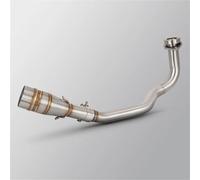 Sliding exhaust pipe Motorcycle Exhaust Pipe Front Middle Connecting Rod Pipe Connection 51MM Suitable For Forza 350 For Forza350 2021-2024 muffler(Connect 51mm)