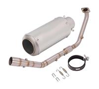 Sliding exhaust pipe Motorcycle Exhaust Pipe Modification Front Connecting Rod Pipe Muffler Suitable For Y&amaha XSR125 XSR 125 2020-2022 muffler(T-type)
